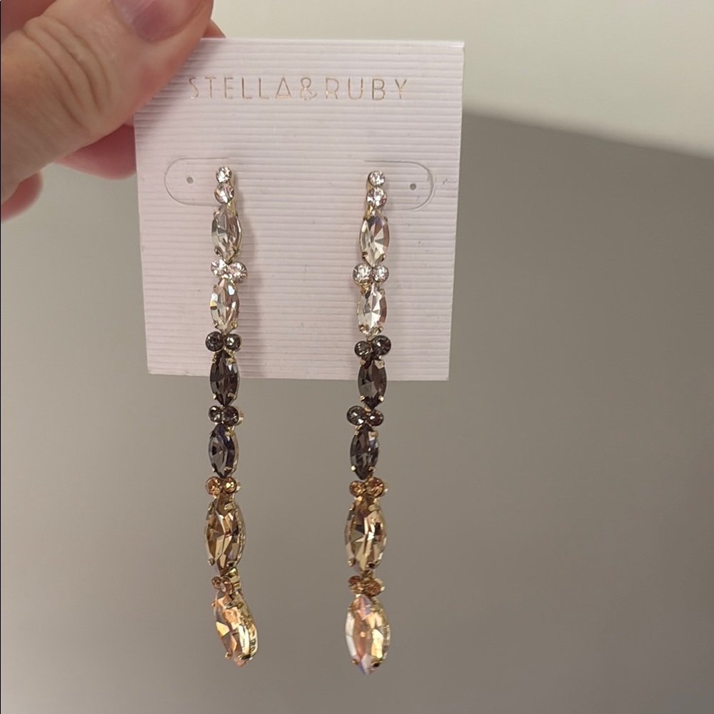 Stella & Ruby Ombré Crystal Earrings